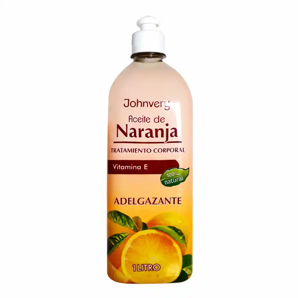 Johnvery Aceite Corporal de Naranja 1000 mL