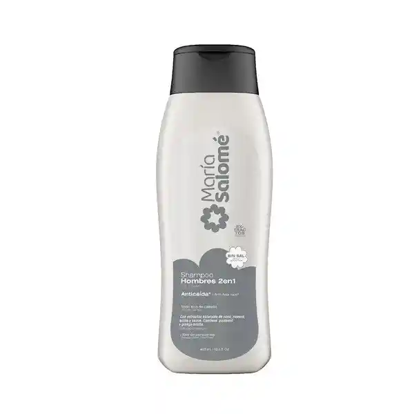 María Salomé Shampoo Hombres 2 en 1 Anticaída 400ml