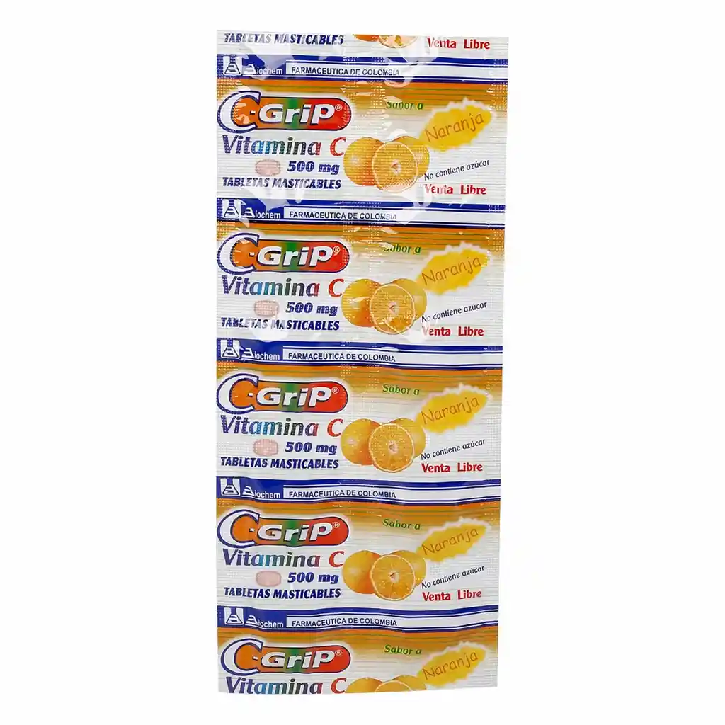 C-Grip Vitamina C Sabor A Naranja