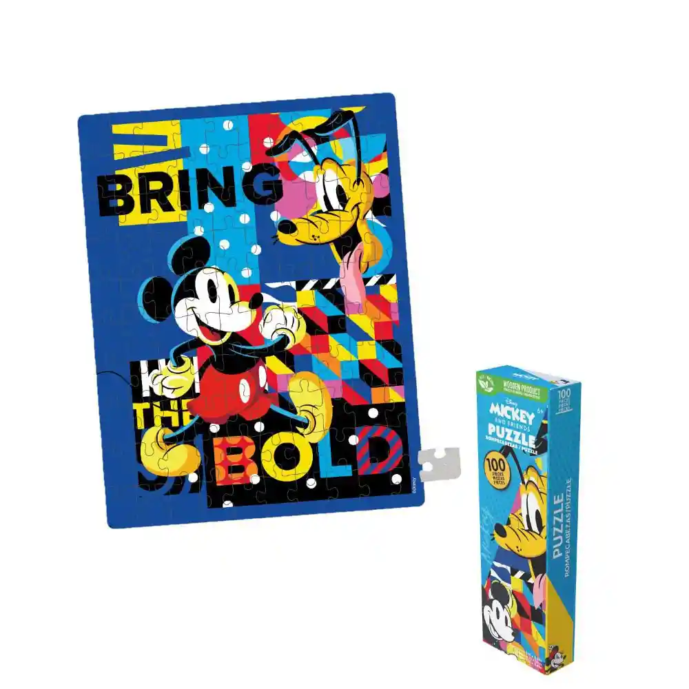 Rompecabezas 100 Piezas Mickey Ronda