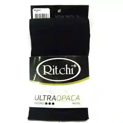 Ritchi Media Pantalón Opaca Negro Ref 555