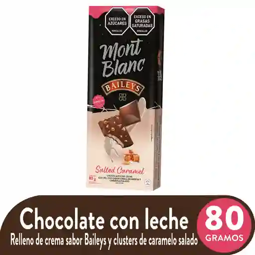 Montblanc Chocolatina Baileys Chocolate Con Leche Caramelo 80 g