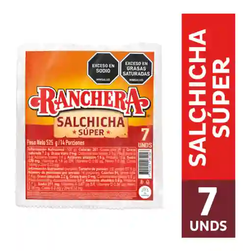 Ranchera Pack de Salchicha Súper Premium