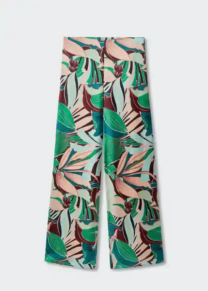 Pantalón Beti-A Verde Talla XL Mujer Mango