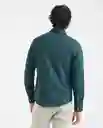 Camiseta Linen With Duck Verde Nafta Ultra Oscuro M Chevignon