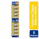 Ponky Ponqué Sabor a Vainilla por 8 und