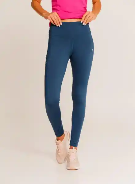 Legging Deportivo Largo Mujer Azul S 29781 Bronzini