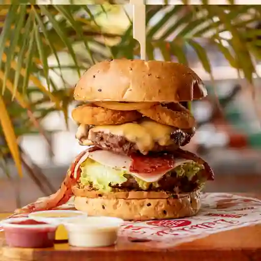 Hamburguesa doble angus especial 200g