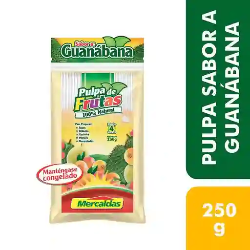 Mercaldas Pulpa Fruta Guanábana