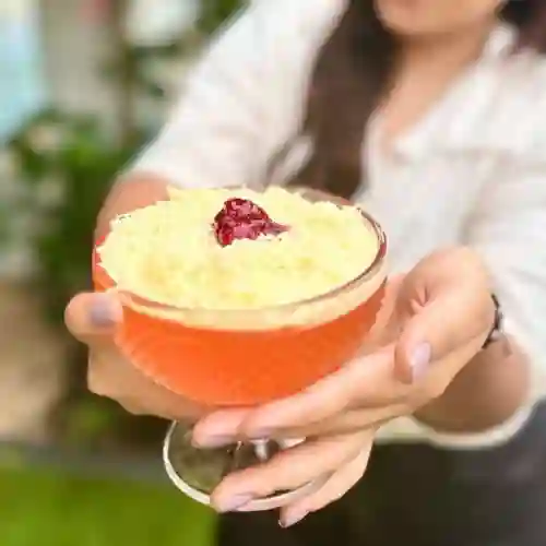 Gelatina con Crema y Queso