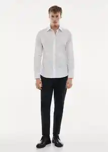 Camisa Play Blanco Talla XXL Hombre Mango