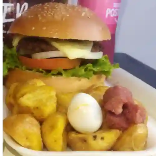 Combo Hamburguesa Sencilla