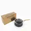 Olla Con Mango Largo Negro y Copper 20 cm Ambiente Gourmet