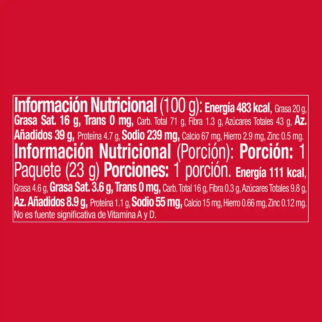 Galletas MORENITAS cubiertas con chocolate 23,4g