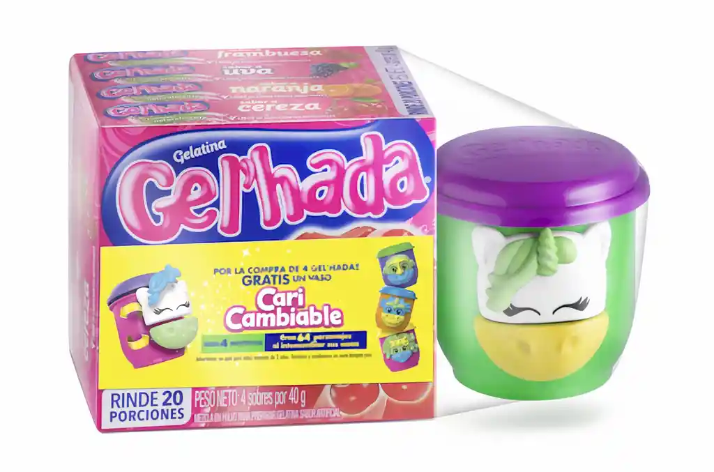 Gel Hada Gelatina Sabores Surtidos