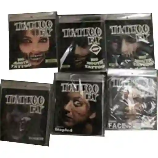 Tatuajes Para Halloween Cw Toys Pa5702