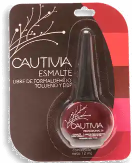 Cautivia Esmalte Color Rojo