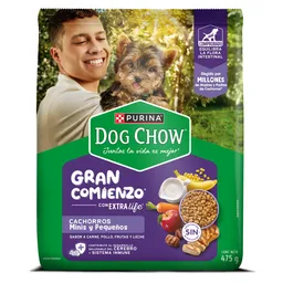 Alimento para perro Dog Chow Cachorros Gran Comienzo Minis y Pequeños x 475g