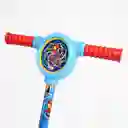 Patineta Infantil Spidey Rojo Con Luces 3ruedas Marvel Zs79972