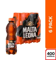 Malta Leona Pack Pet 400 mL x 6 Und