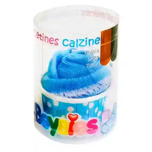 Medias Cupcakes Talla 0 -1 Azul - Beybies