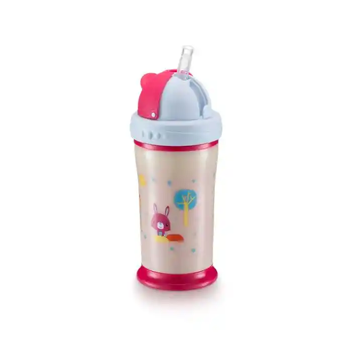 Vaso Pitillo Termico Brilla en La Oscuridad de Fisher Price