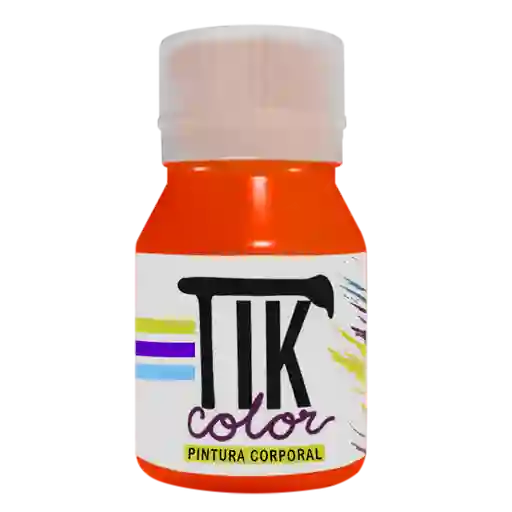 Tikcolor Maquillaje Artístico Fluor Naranja 30 mL C18