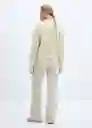 Jersey Pijama Bell Beige Talla S Mujer Mango