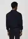 Buzo Buzo Jersey Cottonp Navy Talla M Hombre Mango