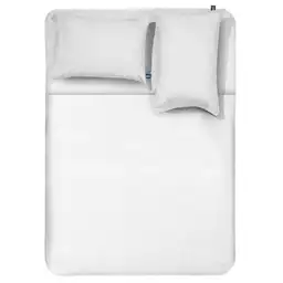 Juego Cama Sensación Fría Doble Blanco 0