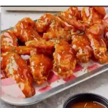 Alitas en Salsa Bbq
