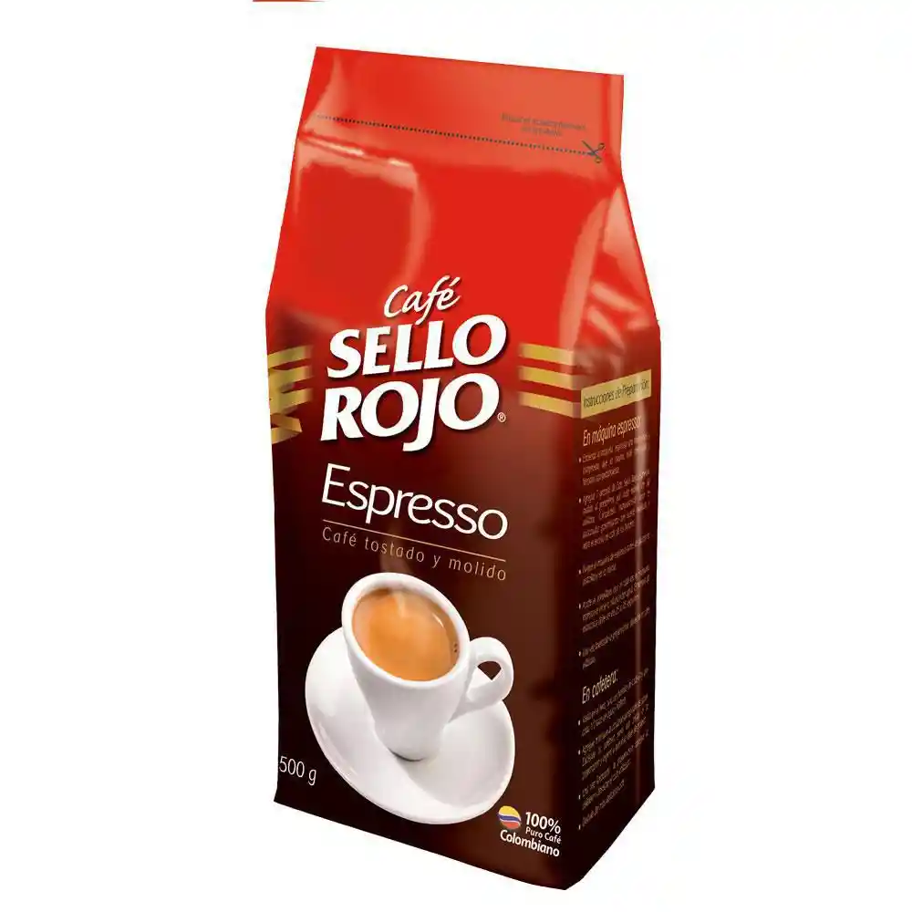 Sello Rojo Café Tostado y Molido Espresso