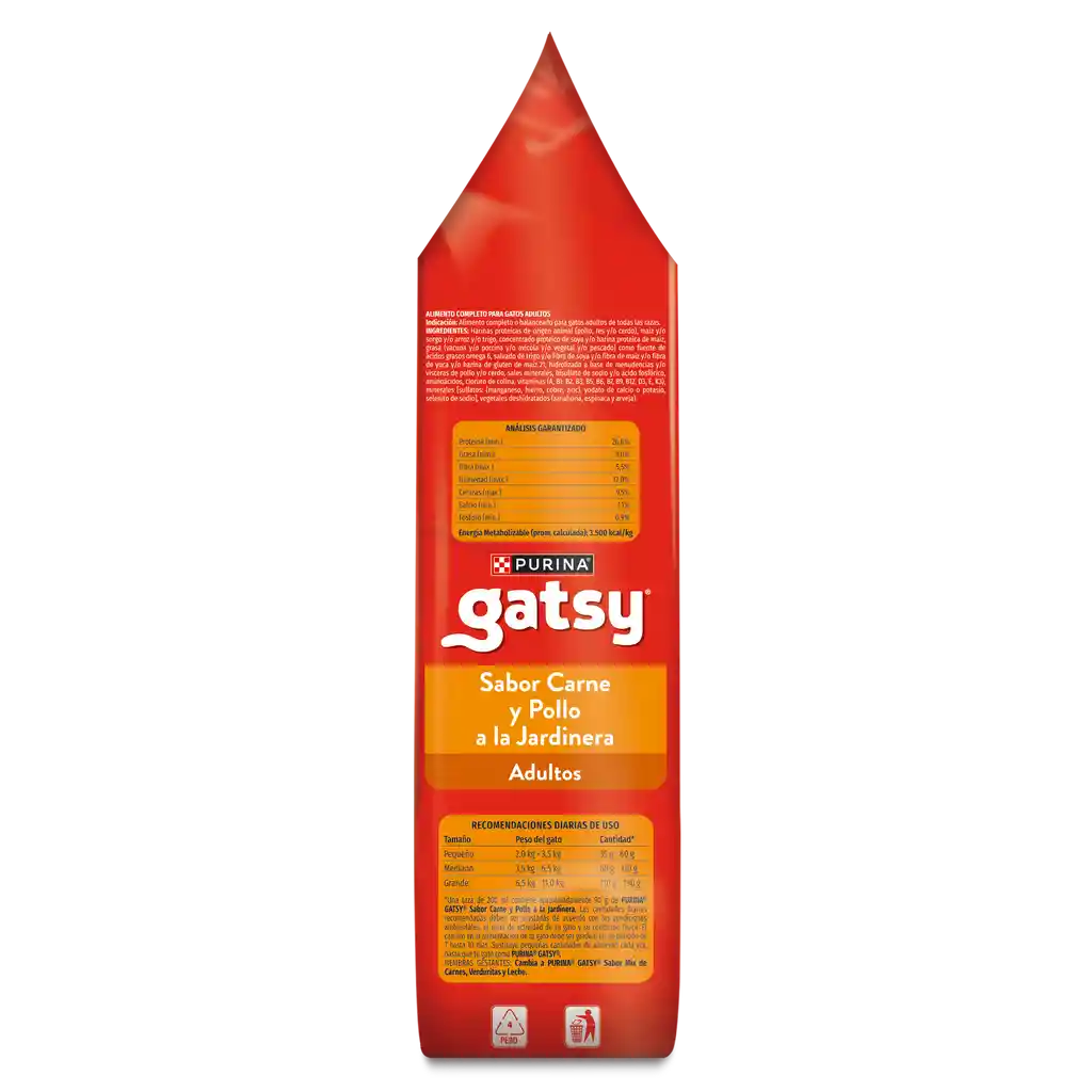 Comida para Gatos Purina Gatsy pollo y carne 17kg OFERTA