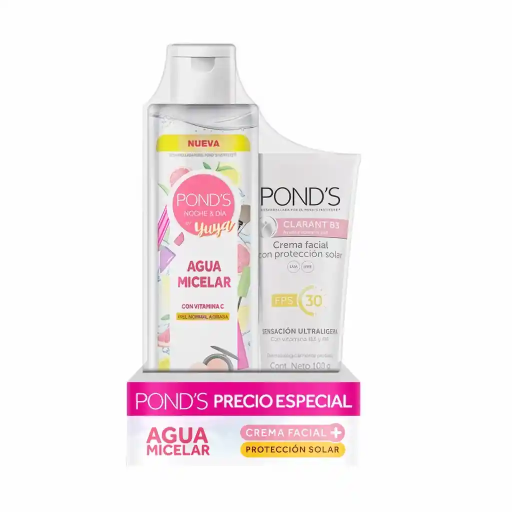 Ponds Agua Micelar Yuya + Crema Facial