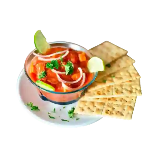 Ceviche de Camarón con Langostinos