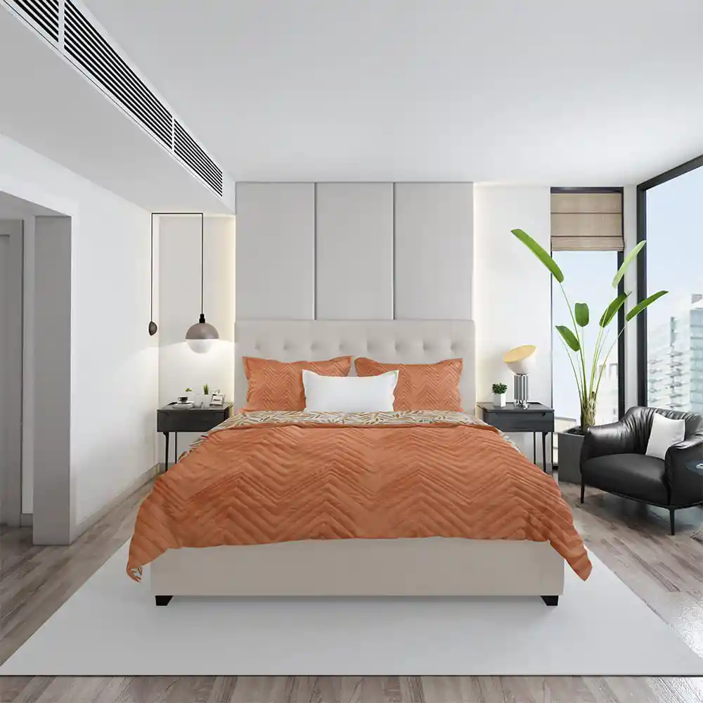 Cubrecama H&h Sencillo Con Microfibra 100 Hilos