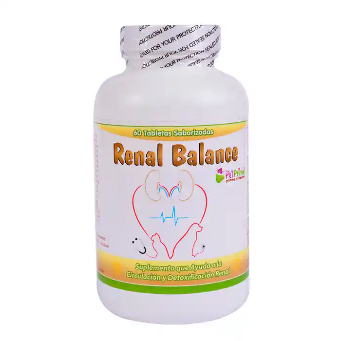 Pet-Prime Suplemento Renal Balance para Perros y Gatos