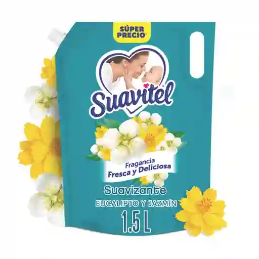 Suavitel Suavizante Eucalipto y Jazmín 1.5 L