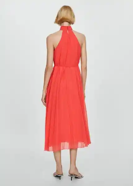 Vestido Adela Coral Talla S Mujer Mango