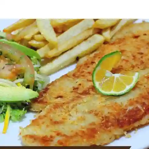 Filete de pescado parmessano
