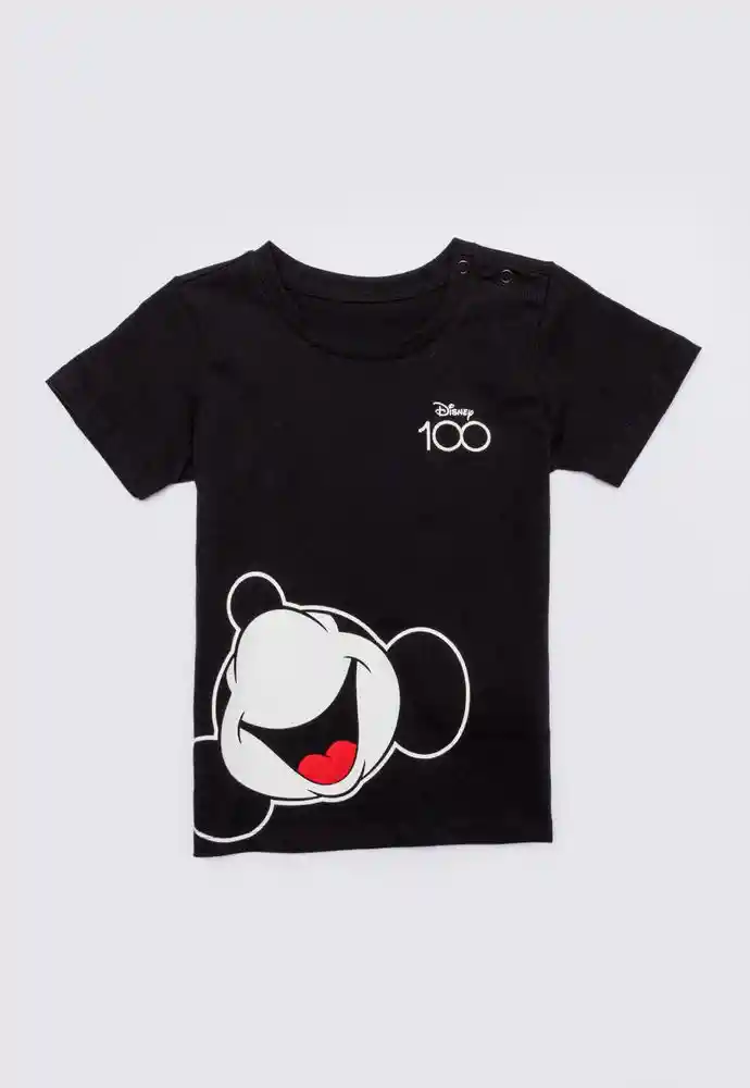 Camiseta Manga Corta 2t-negro