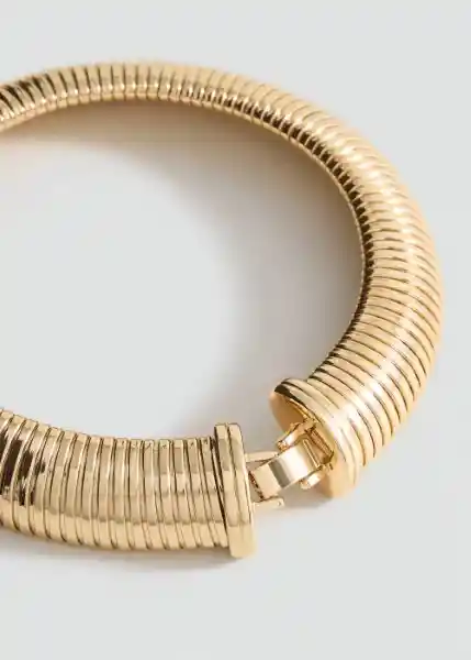 Collar Olga Oro Talla 99 Mujer Mango