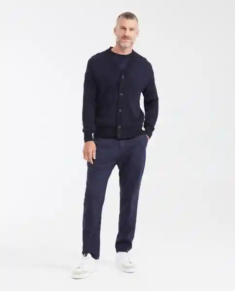 Cárdigan Tejido Comfy Azul Marino Ultraoscuro Talla M Chevignon