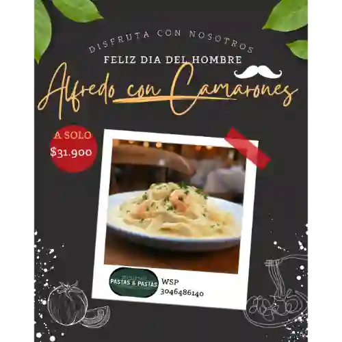 Alfredo Clásica con Camarones