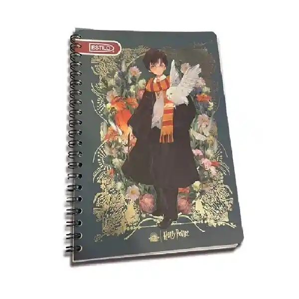 Estilo Cuaderno Espiral Cuadros Pasta Dura Harry Potter A4