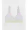 Bralette Blanco y Lila Medium American Eagle