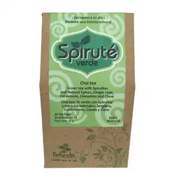 Spirute Té Verde Spirulina y Chai