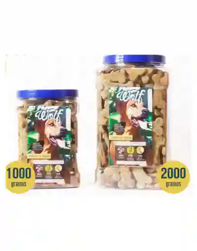 Wolf Snack Maxigalleta de Hígado Bombonera Raza grande 1000 g