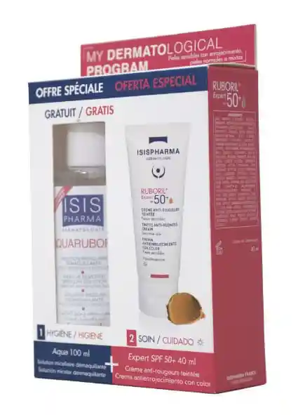 Isispharma Kit Ruboril Expert 50+ X 30+ Aquaruboril