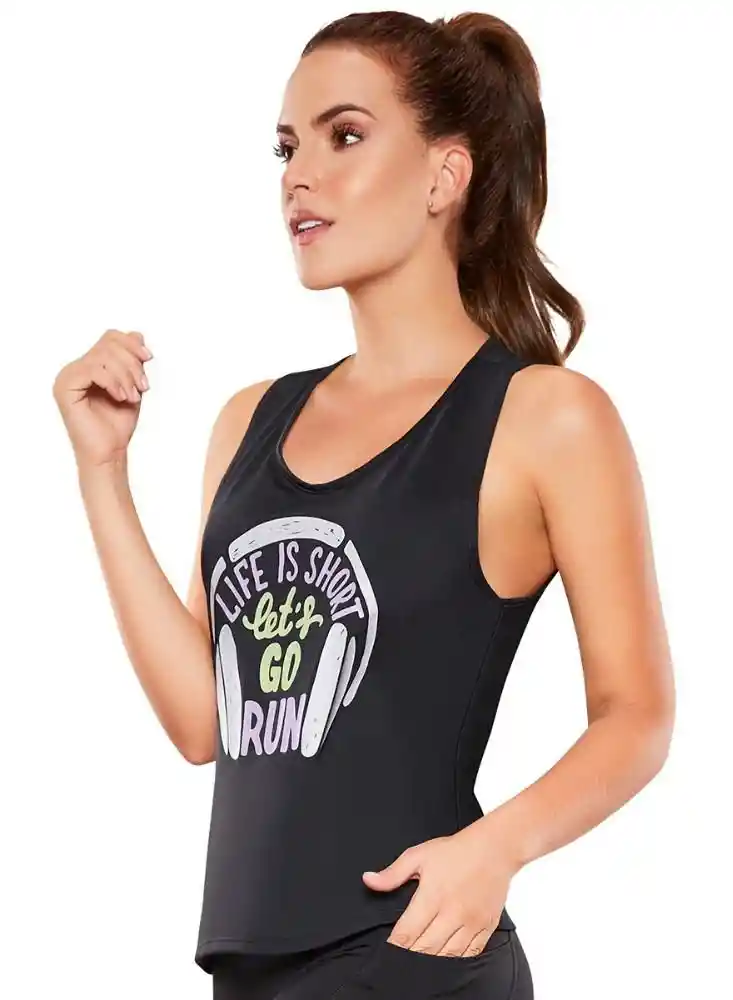 Camisilla Deportiva L-negro